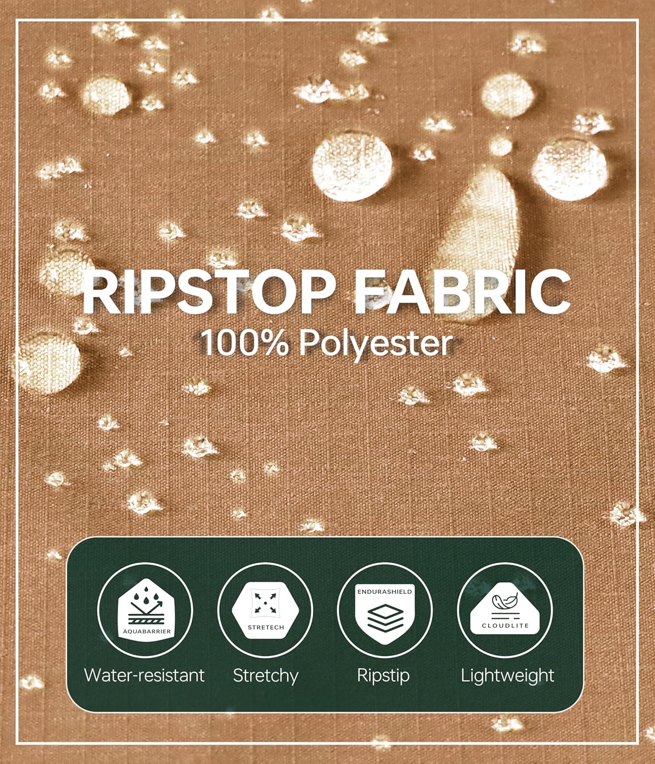 NATUVENIX Tactical Pants for Men, Ripstop Lightweight Cargo Work Pants for Men Water Resistant Mens Hiking Pants Outdoor - Image 3