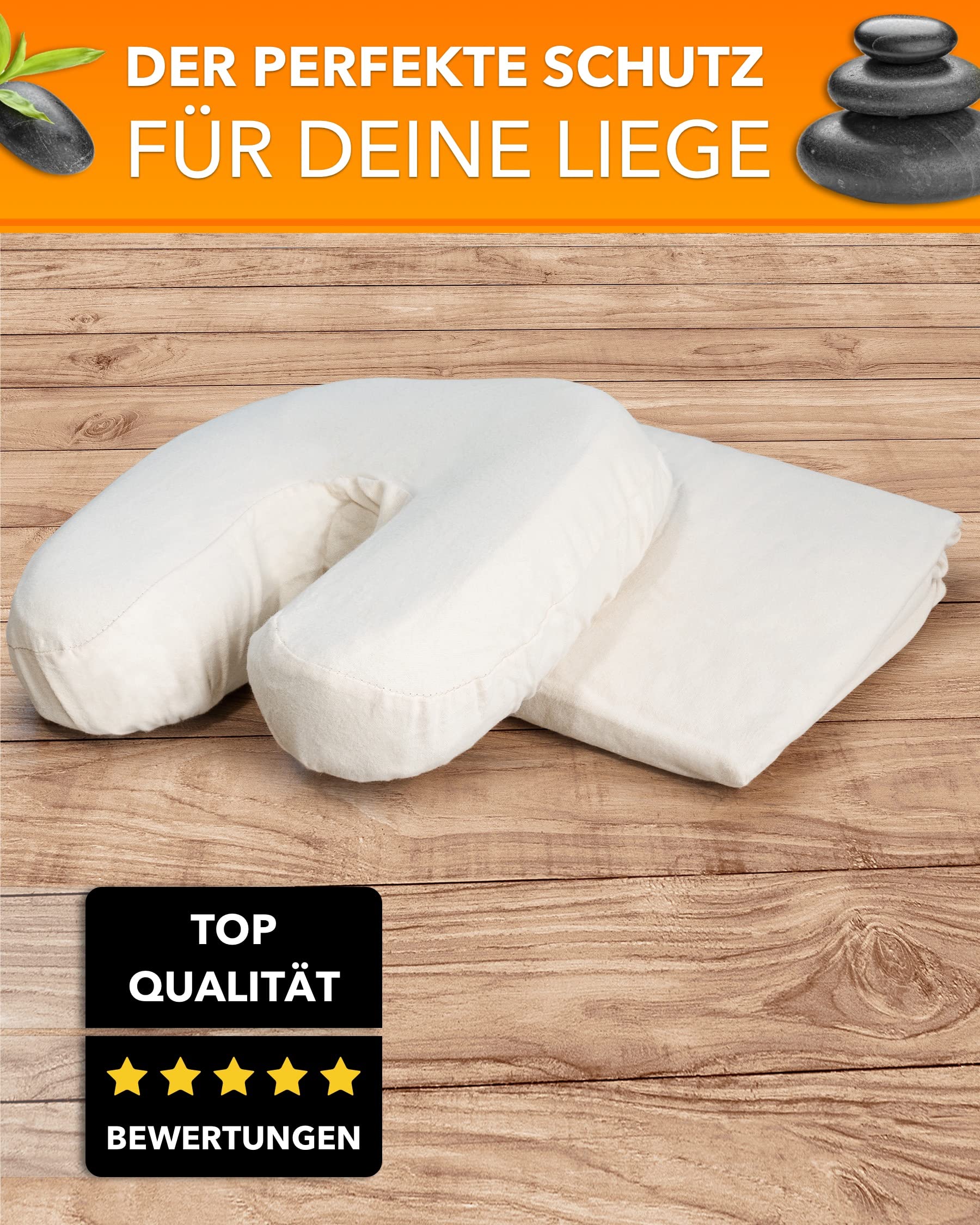 Zen – Spannbezug für Massageliegen & Kopfstützen – weiches Frottee-Spannbetttuch für Kosmetik-, Therapie- & Behandlungsliegen – Liegenbezug waschbar bei 60° – Massage-Zubehör (Burgund)