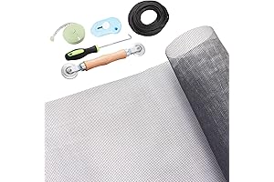 TOOLTRIZ Fiberglass Window Screen and Screen Door Repair Kit: Build a Screen Like a Pro
