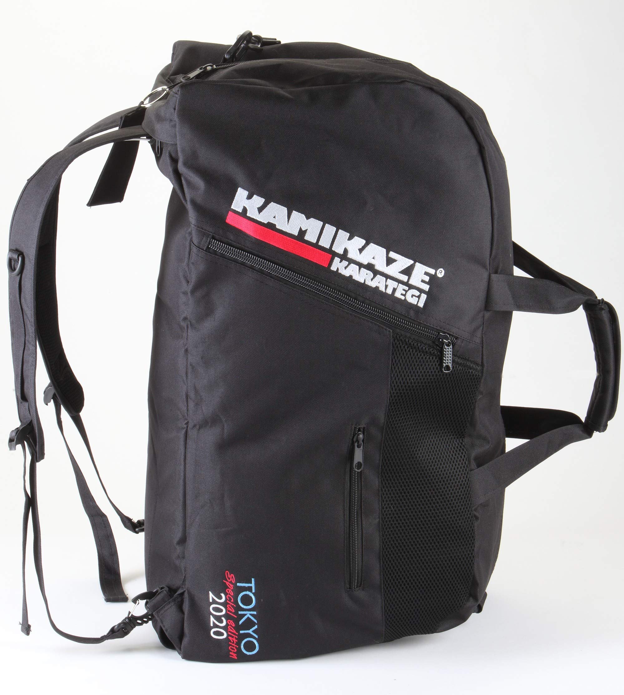 Kamikaze New Sports Bag and Backpack Tokyo Special Edition, Black or red - Black