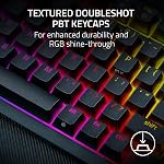 Razer BlackWidow V4 Pro 75% Wireless Gaming Keyboard: OLED Display - True 4K Hz Wireless - Bluetooth - Hot-swappable - Orange Tactile Switches - Command Dial - Razer Snap Tap - Chroma RGB - Wrist Rest