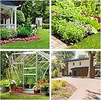 Vista 7 de Tela de barrera de malezas no tejida, bloque de eliminación de malezas duradero y resistente, fácil de instalar, excelente control de malezas