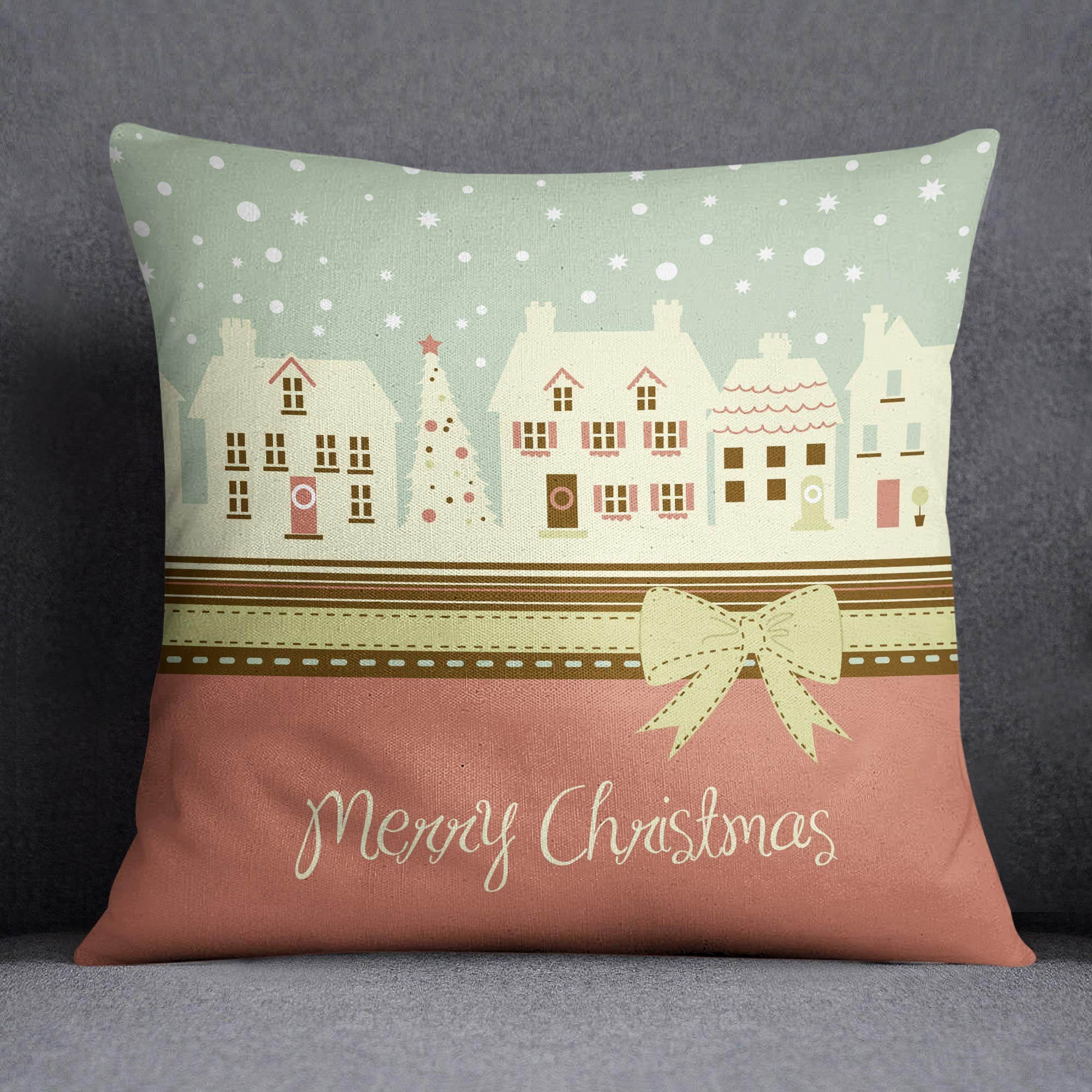 Bonamaison Decorative Cushion Cover, Throw Pillow Case, Polyester, Multicolor, 45x45 cm