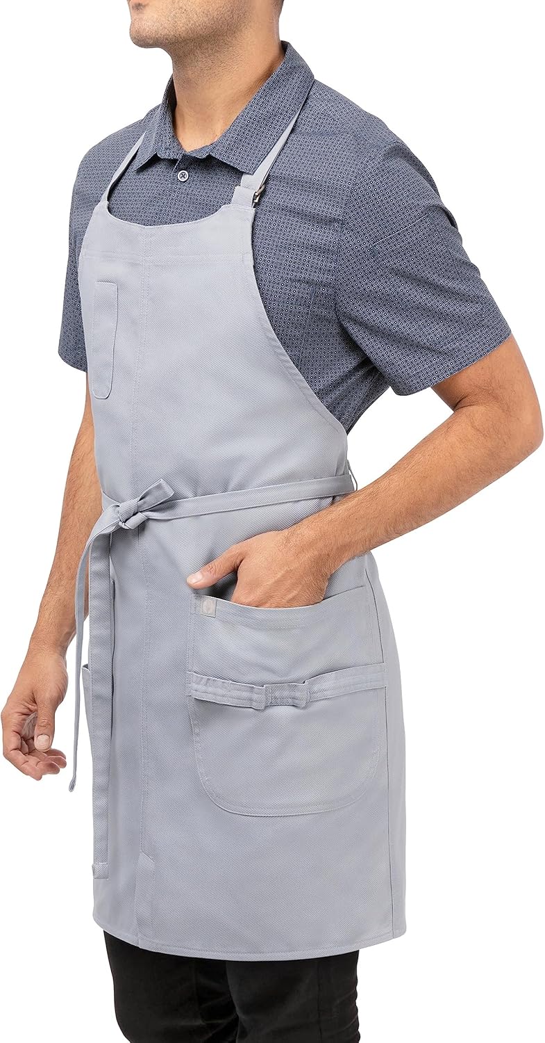 Chef Works Unisex Logan Bib Apron