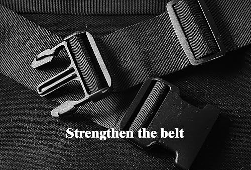 Miniatura 6 de Bolsa de cinturón de herramientas de un solo lado de 6 bolsillos, cinturón de utilidad, delantal de trabajo para carpintero y jardinero.