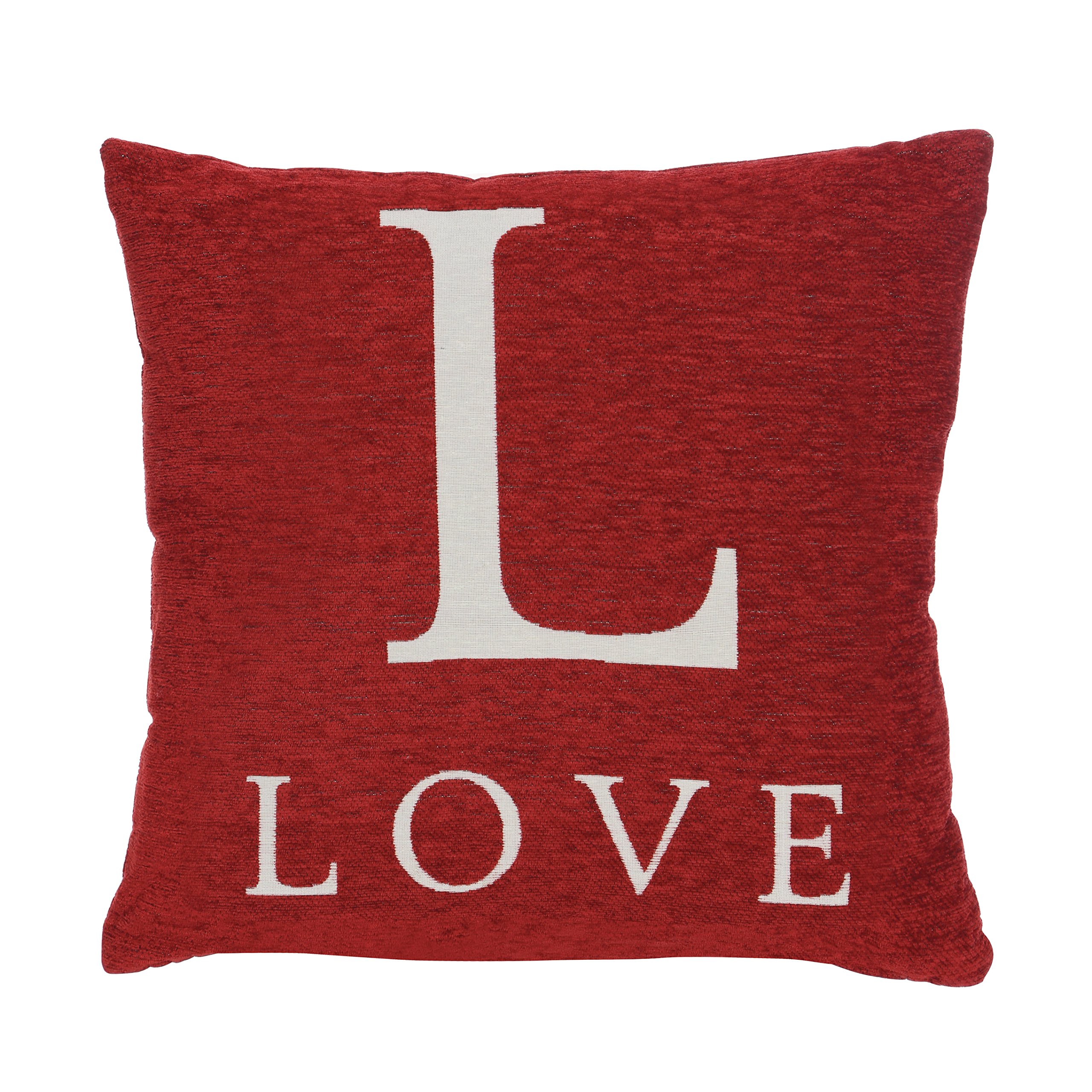 Premier Housewares Words 'Love' Cushion Red