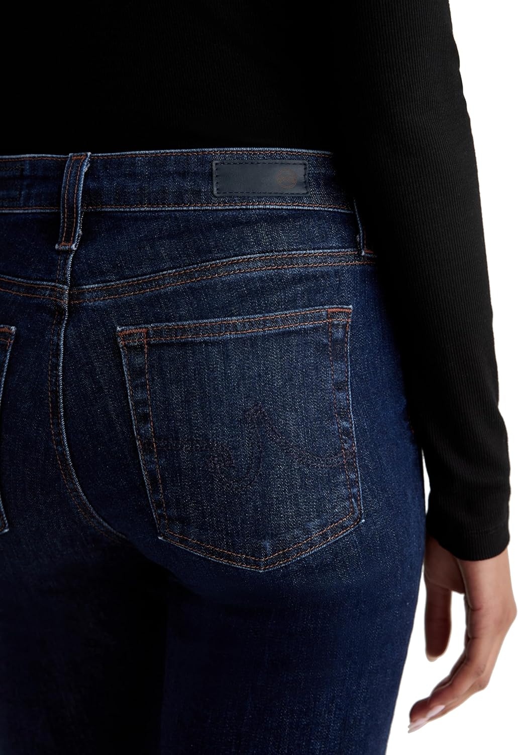 AG Women's Mari Mid Rise Straight Extended Inseam - Image 6