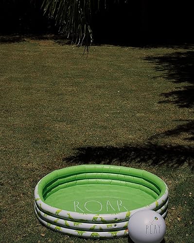 Miniatura 5 de Rae Dunn x CocoNut - Mini piscina flotante con gráficos de dinosaurio, piscina inflable para niños, gran piscina para patio trasero, fiestas de