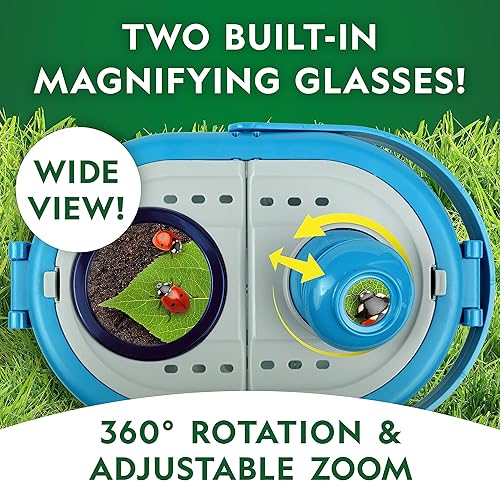 Miniatura 4 de National Geographic - Kit para atrapar insectos para niños, hábitat de insectos para niños con visor ampliado, atrapa insectos, pinzas y guía de