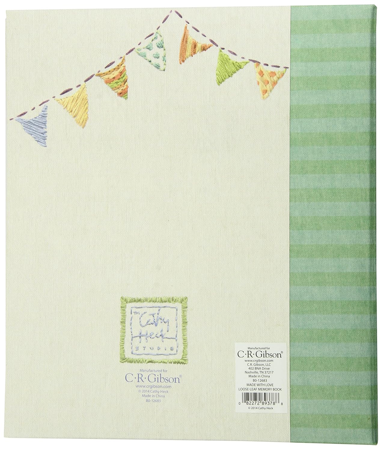 C.R. Gibson First 5 Years Loose Leaf Memory Book, Record Memories and Milestones on 64 Beautifully Illustrated Pages - Made with Love