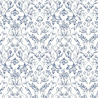 RoomMates Meadow Blue Peel and Stick Wallpaper, RMK12663RL