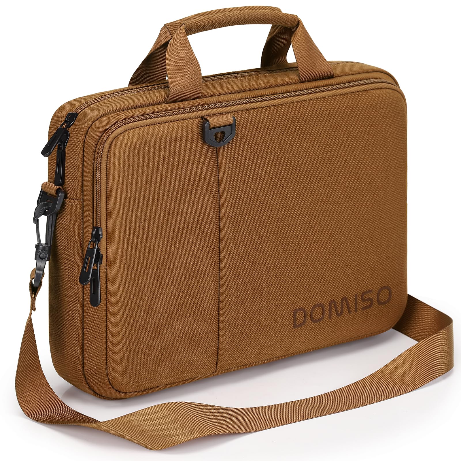 DOMISO 14 inch Laptop Bag Business Briefcase Water-resistant Notebook Messenger Shoulder Bag for 14 MacBook Pro HP Stream