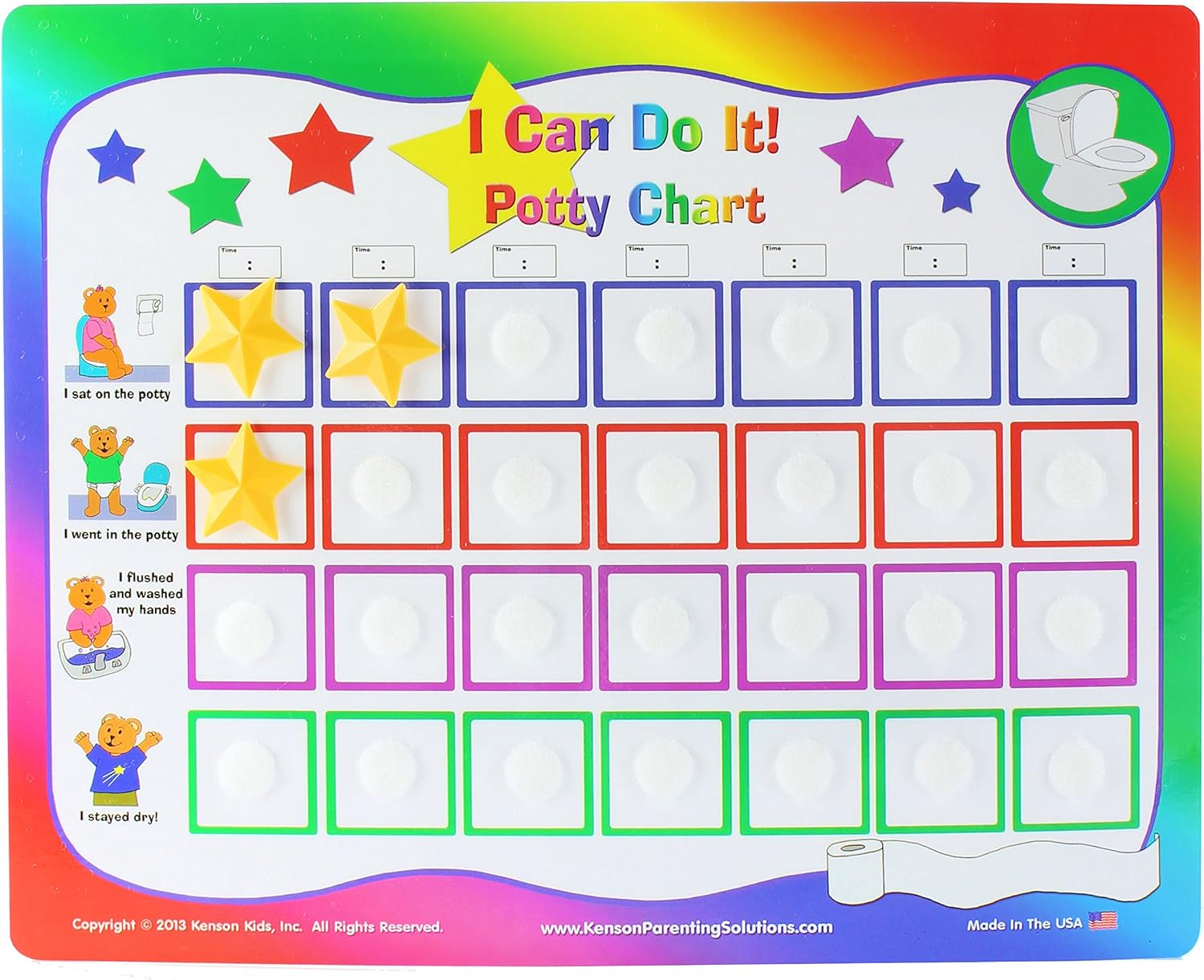 Amazon.com: "I Can Do It" Potty Chart : Office Products