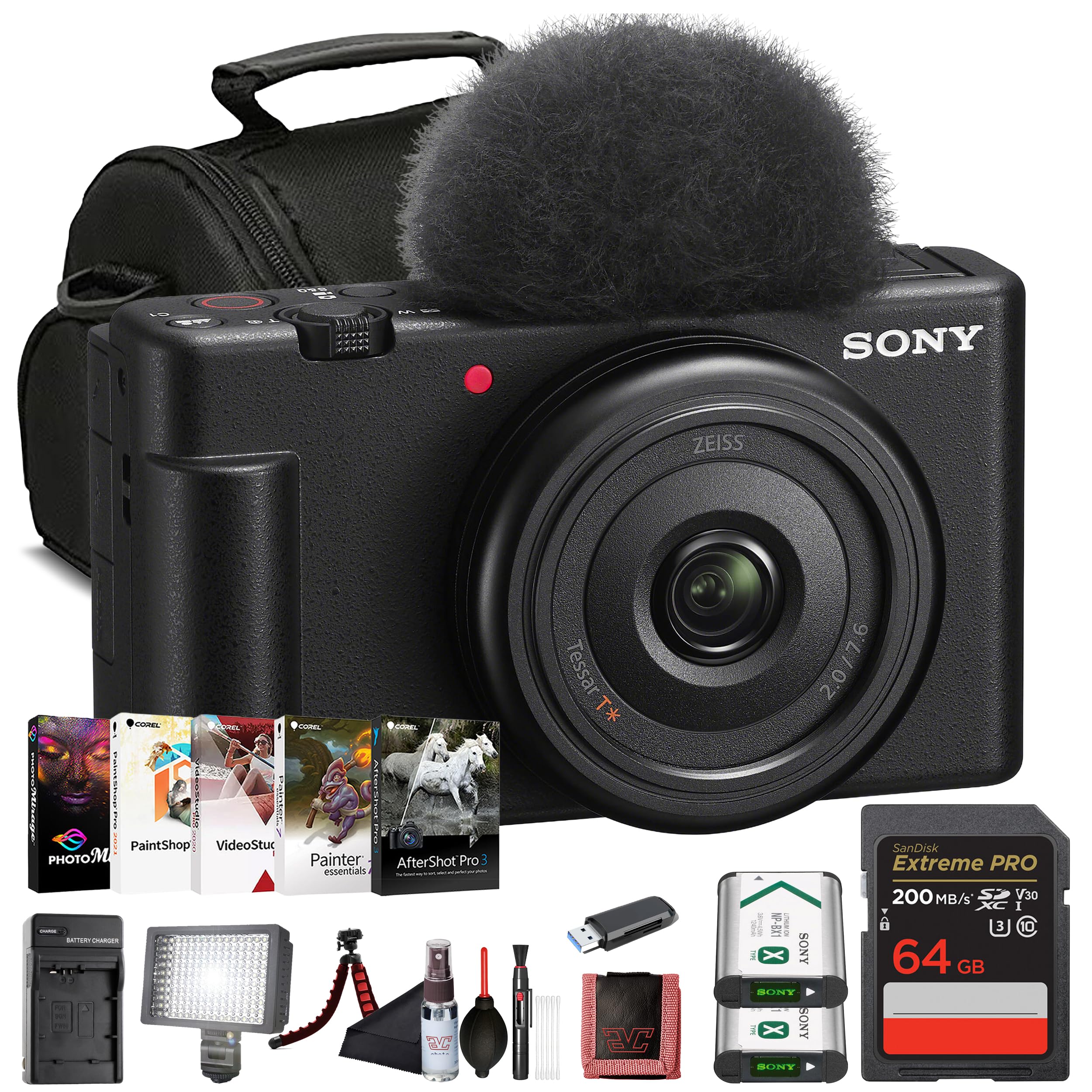 SONY ソニー VLOGCAM ZV-1F ブラック Amazon.com : Sony ZV-1F Vlog Camera for Content Creators and