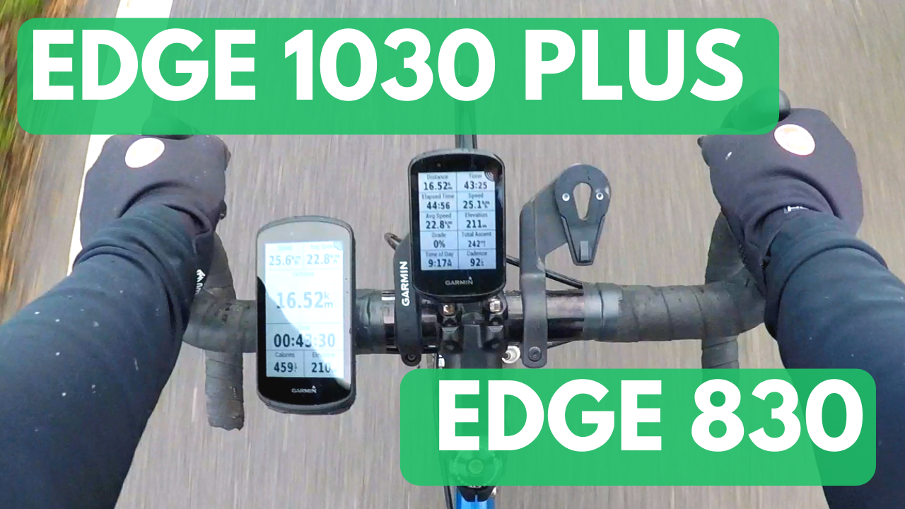 Watch Garmin Edge 1030 Plus vs 830 - you should buy this one on