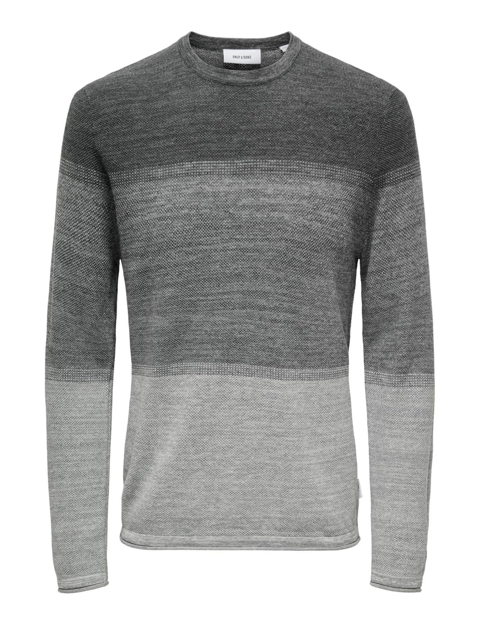 ONLY & SONS Mens Onsfelix Reg 12 Crew Noos Knitted Jumper, Light Grey Mix, L UK