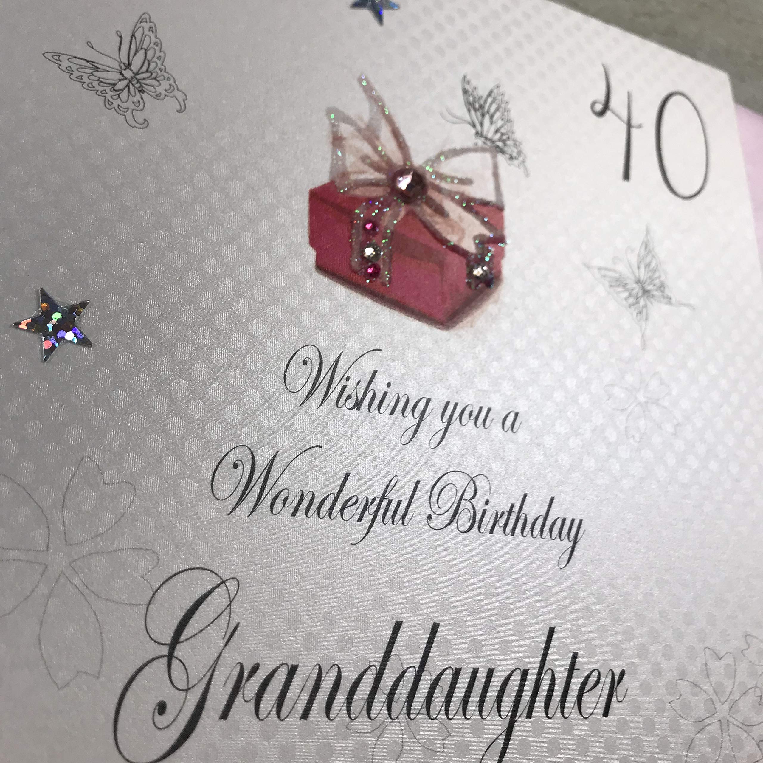 Handgefertigte Glückwunschkarte Zum 40. Geburtstag Produktbild-Vorschau 6