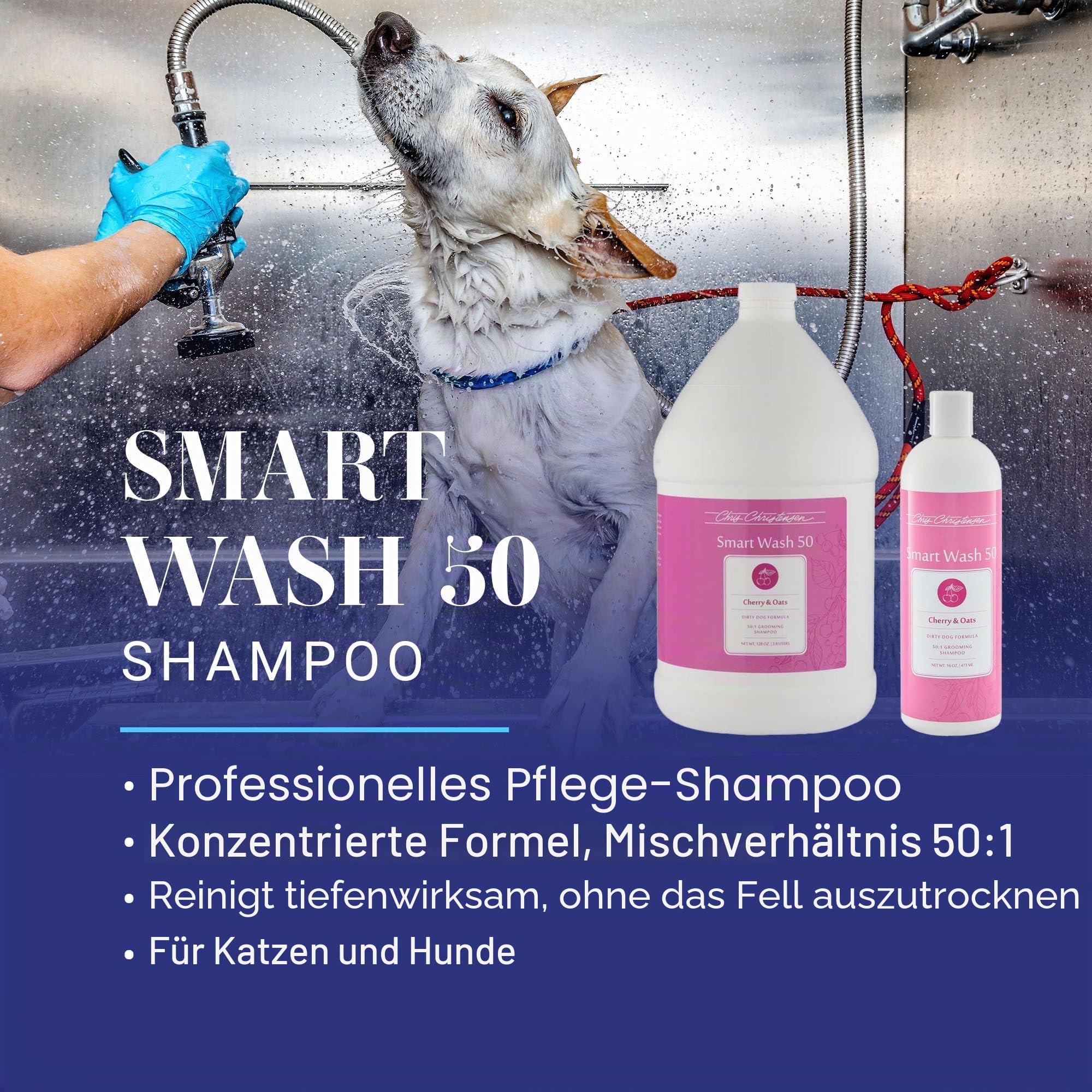 Chris Christensen Smartwash 50 Shampoo Cherry & Oats 3.8L