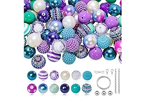 50PCS Chunky Silicone Beads 20mm: Amplify Your Jewelry Creations