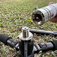 Vista 8 de Adaptador de antena 3/8-24 a UHF PL-259 - AD-35 para montaje SO239 de antenas de jamón CB