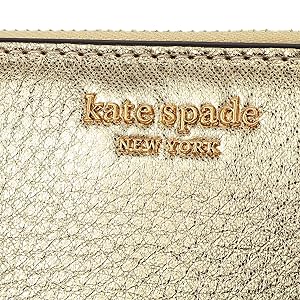 専用【新品未使用】kate spadeラウンドファスナー長財布ゴールドメタリック kate spade NEW YORK 並行輸入 ケイトスペード 長財布(ラウンド