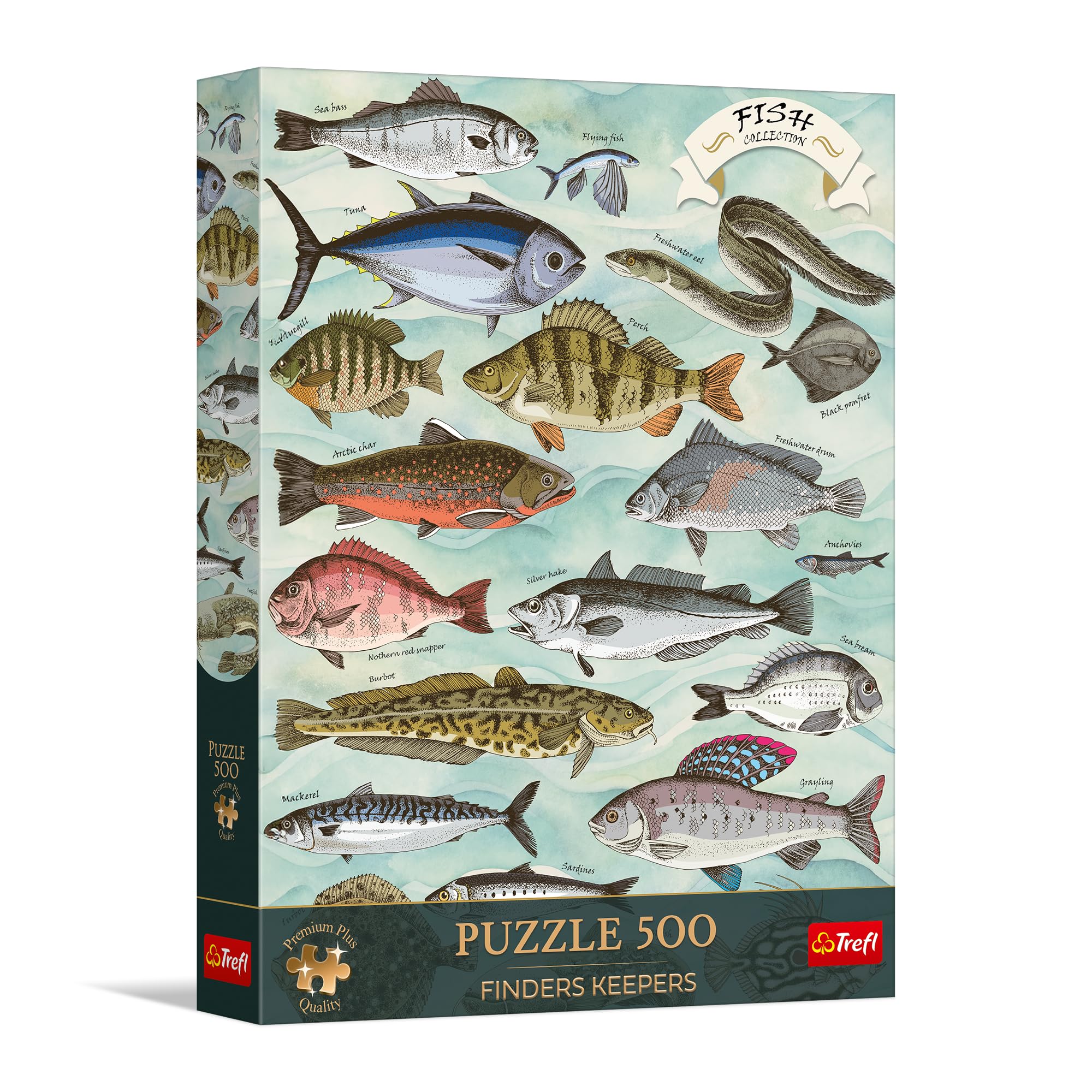 Fish - 500 Piece Puzzle 18.9"x13.4"