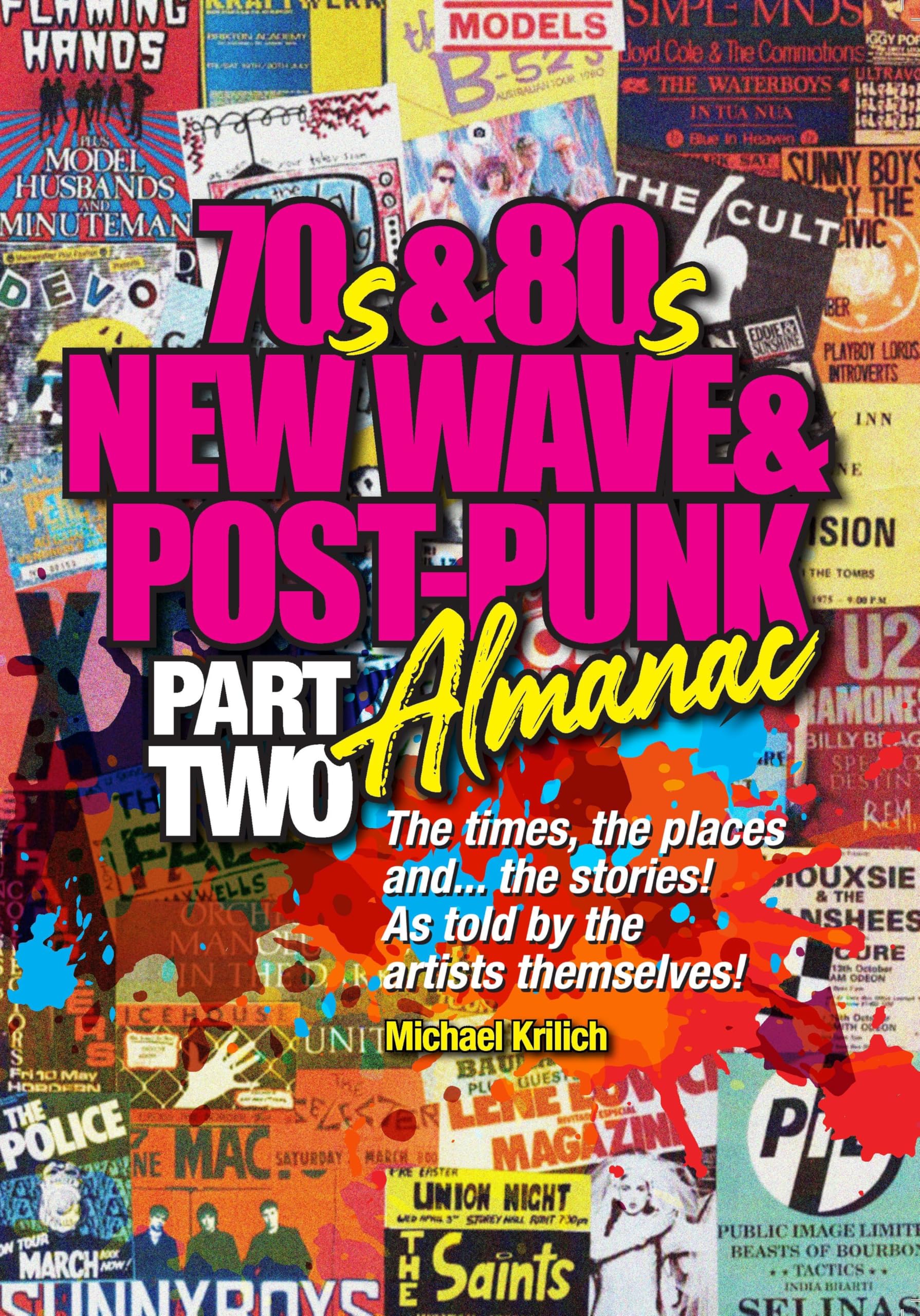 70s & 80s New Wave & Post-Punk Almanac Part Two livre de musique en anglais