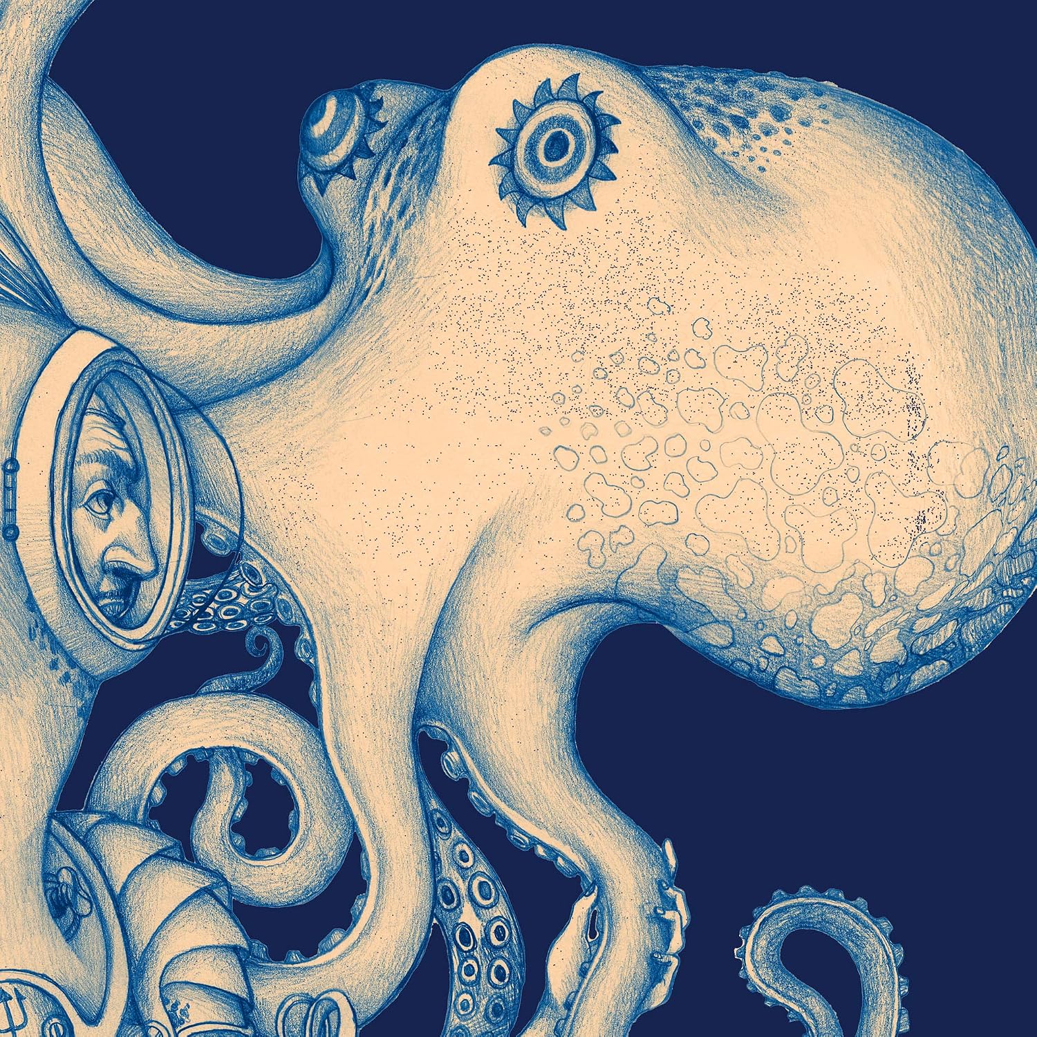 Sharp Shirter Deep Sea Discovery Shower Curtain