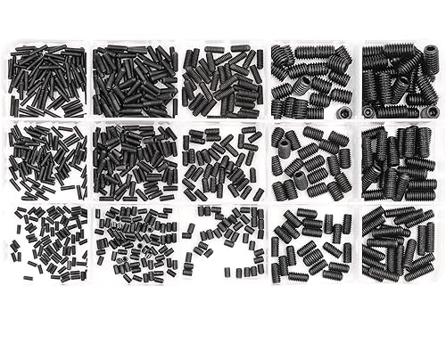 Vista 11 de LBY Juego de 720 tornillos hexagonales M3 M4 M5 M6 con punta de copa, tornillos de cabeza hueca, tornillos de arrastre, 12 tamaños, acero inoxidable