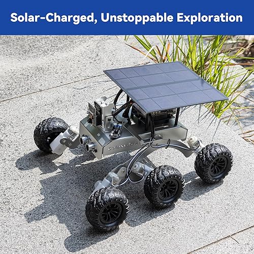 Miniatura 6 de SunFounder Kit GalaxyRVR Mars Rover, kit de auto robot de video inteligente compatible con Arduino Uno R3 con ESP32 CAM para imágenes FPV en tiempo