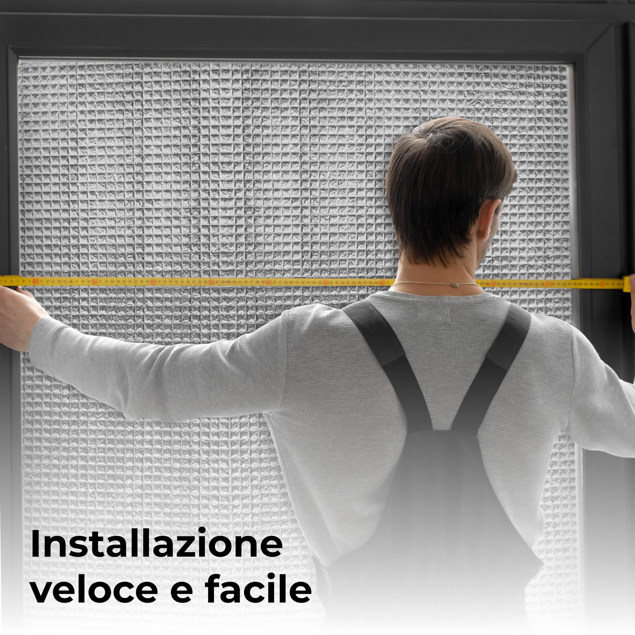 Isolante termico riflettente in alluminio e bolle triplo strato 1 x 20 m (20 m²) | Finestre, Radiatori, Cassetto Persiane, Porte, Camper, Mansarda, Uso Industriale, Alloggiamenti