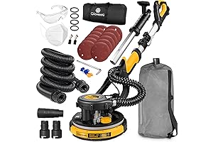 Drywall Sander, 780W Powerful Hardwood Flooring Sander with Vacuum Attachment
