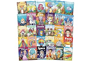 Vivid Imaginary Journey with 30 Large Coloring Books for Kids of All Ages