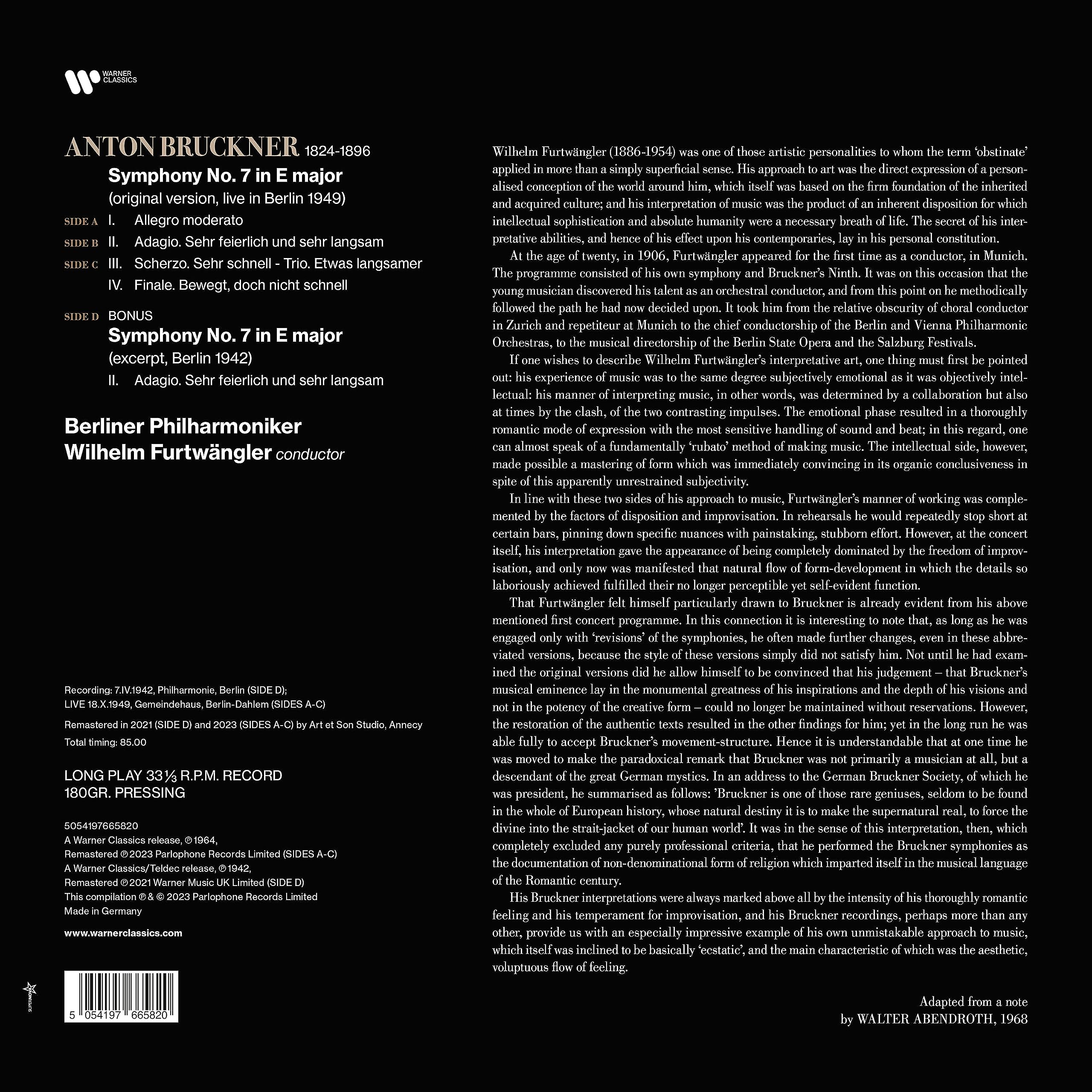 Bruckner Symphony No.7 In 192Khz/24-Bit By Art & Son Studio)