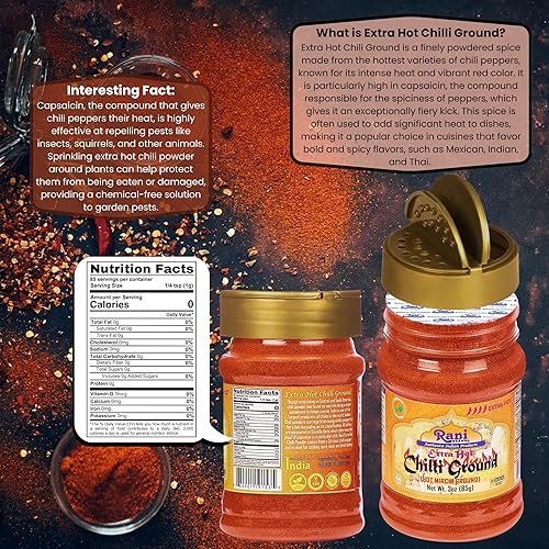 Vista 43 de Rani Extra Hot Chilli Powder Indio Spice 80oz (5 libras) 5.0 lbs tarro de PET a granel ~ Todo natural Sin color añadido Apto para gluten