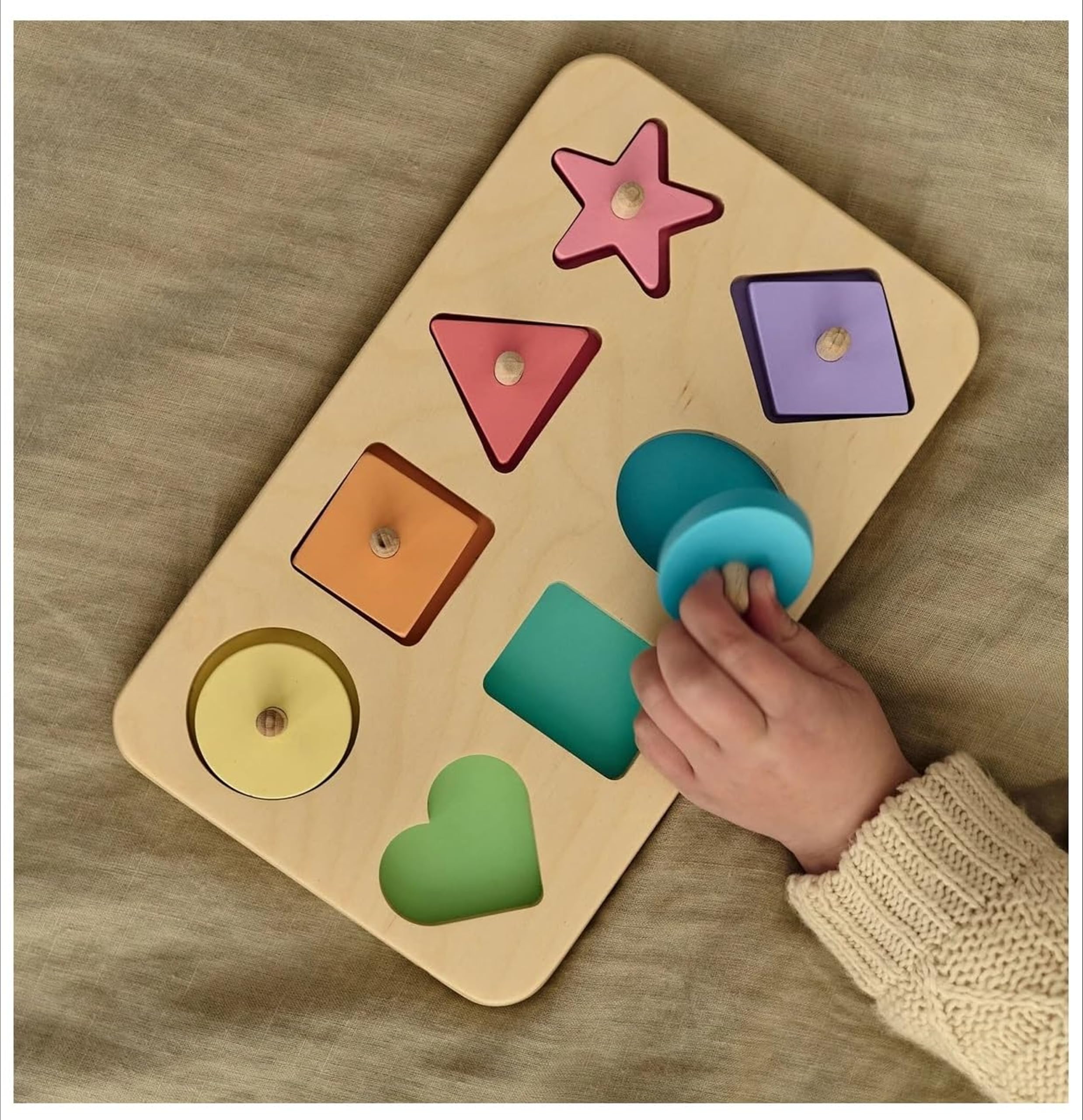 DEAL NUT Wooden Shape Color Sorting Toy for Toddler 1-3 Year Old Matching Box Game Puzzle Toy Babies Montessori Toy- Early Learning Educational Activity Toy, Color Shape Recognition Toys (B0DDGZZZ9H) Amazon Price History, Amazon Price Tracker