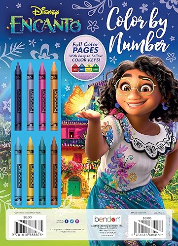 Miniatura 2 de Disney Encanto - Libro de 32 páginas para colorear y actividades con 8 crayones de tapa blanda 51726 Bendon