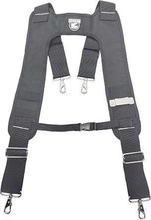 حزام تعليق Gatorback B616 Deluxe مع حشوة قناة الهواء المصبوب وحشو الرقبة ، حزام الصدر وخطافات الربيع المعدنية