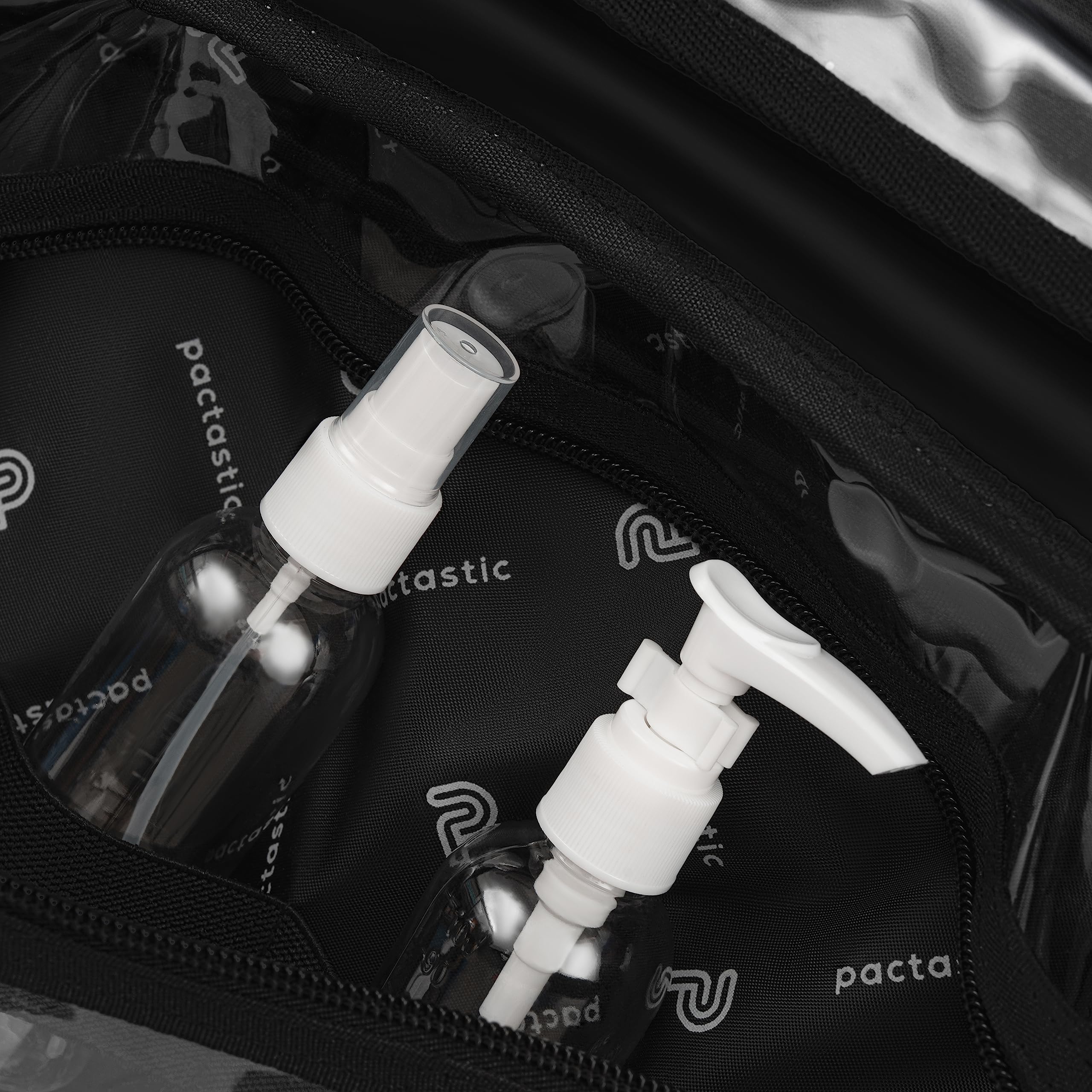 Pactastic Neceser 3D, Negro, Beauty-Tasche XL, Neceser