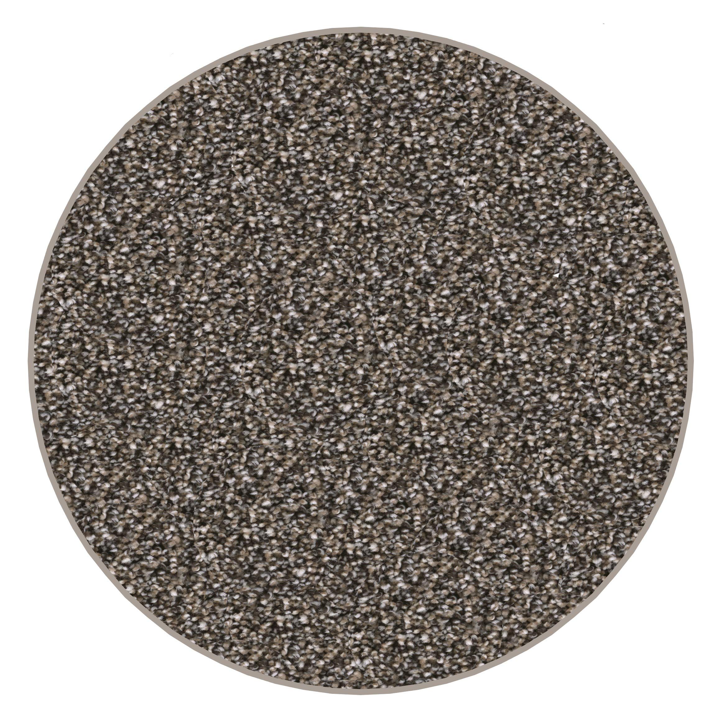 Trendsetter 40 oz Cut Pile Pure Soft Indoor Custom Cut Area Rug Carpet (9' Round, Russett)