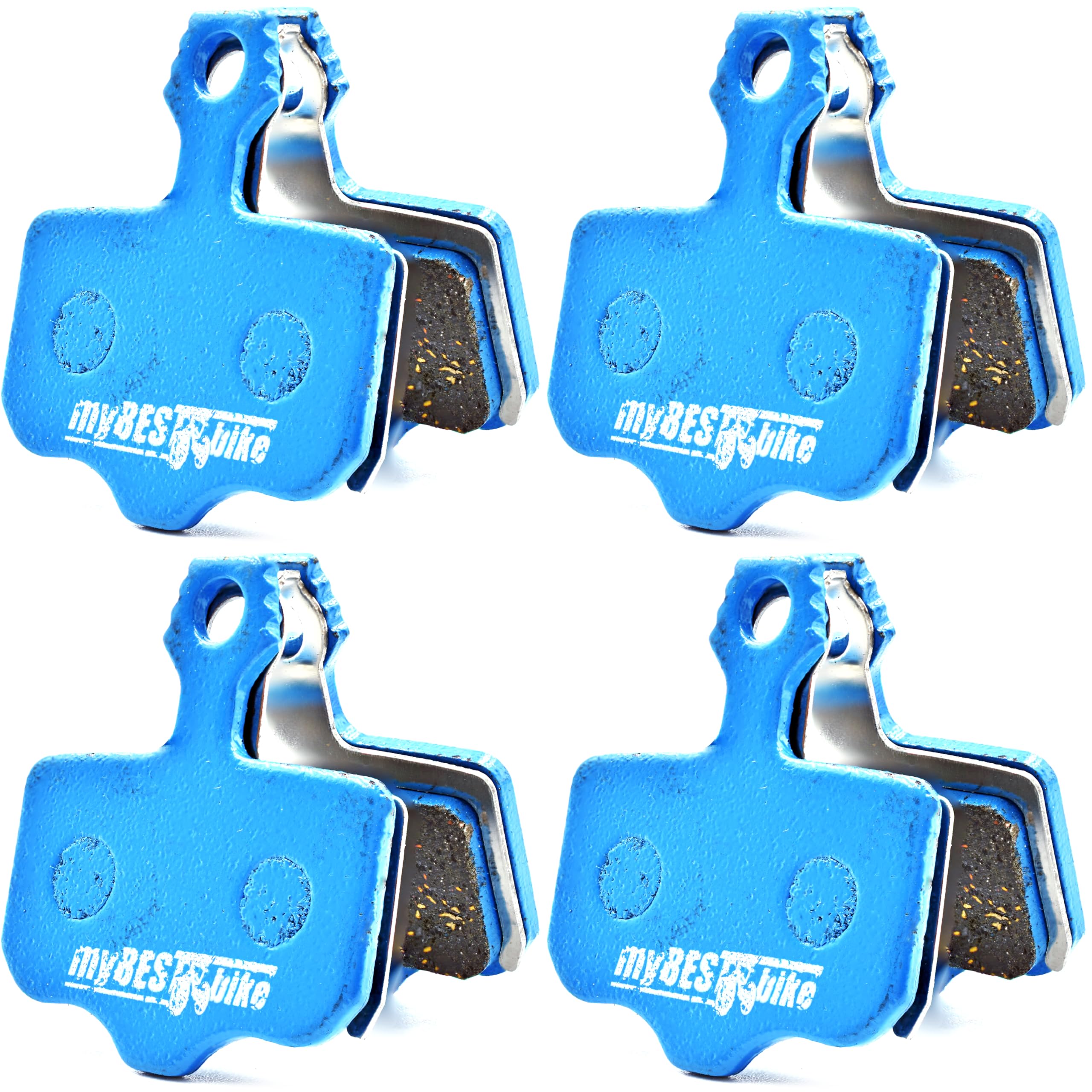 myBESTbike - Bicycle Brake Pads 4 Pairs Disc Brake Pads For Bike, Compatible With Avid Elixir 1, 3, 5, 7, 9, SRAM X0, X7, X9, XX, Level T, Level TL