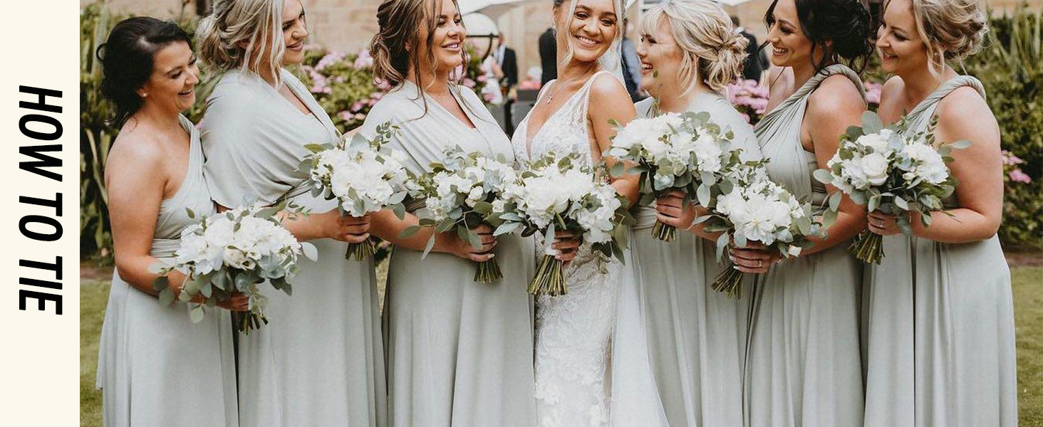 Amazon.com: Lxhome Army Green Infinity Dress Short with Bandeau Convertible  Bridesmaid Dress Knee Length Wedding Guest Dress Army Green One Size :  Clothing, Shoes & Jewelry
