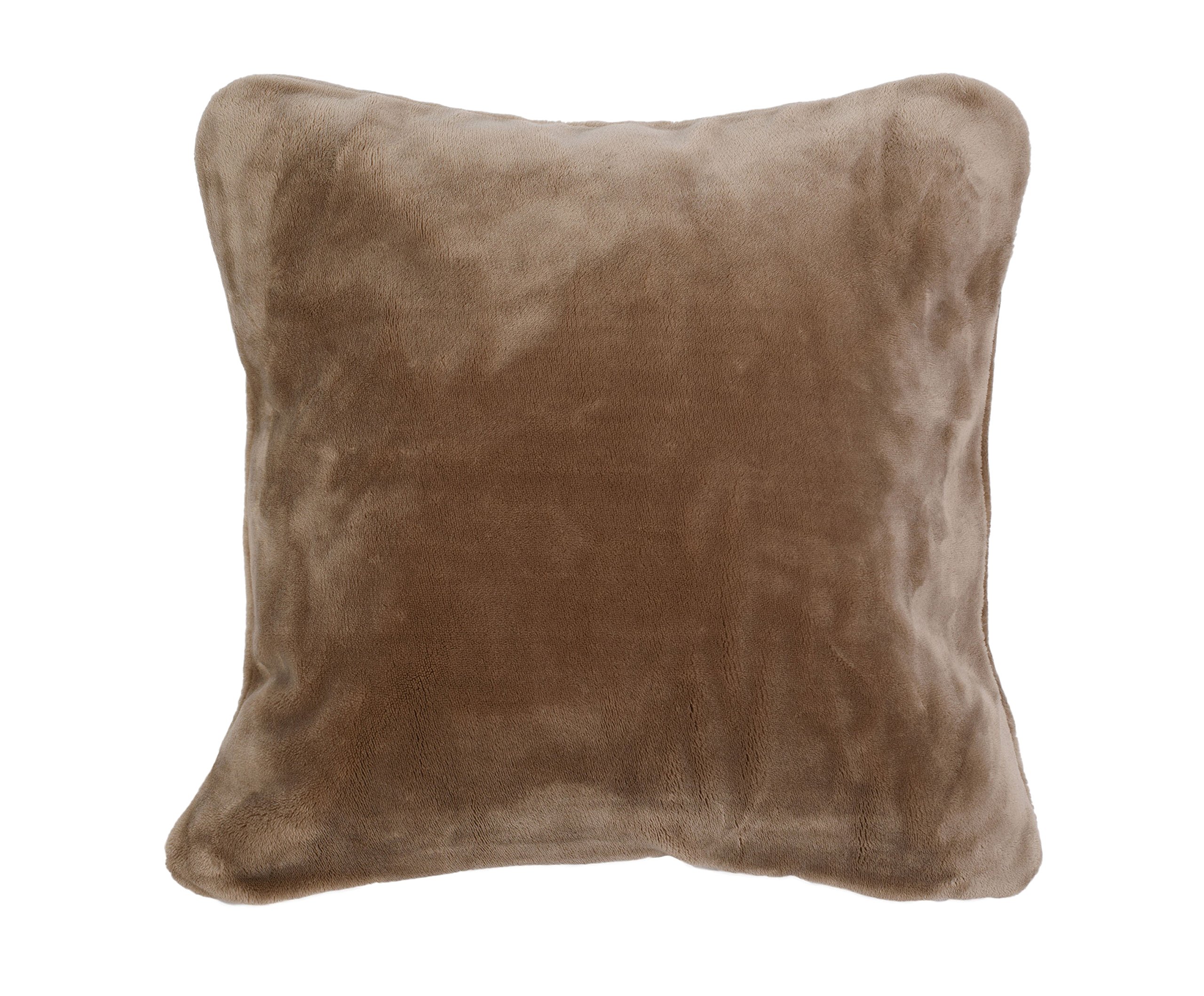Gözze Taupe - Premium Cashmere Feel Cushion Covers, Set Of 2, 500 G/M², 50 X 50 Cm