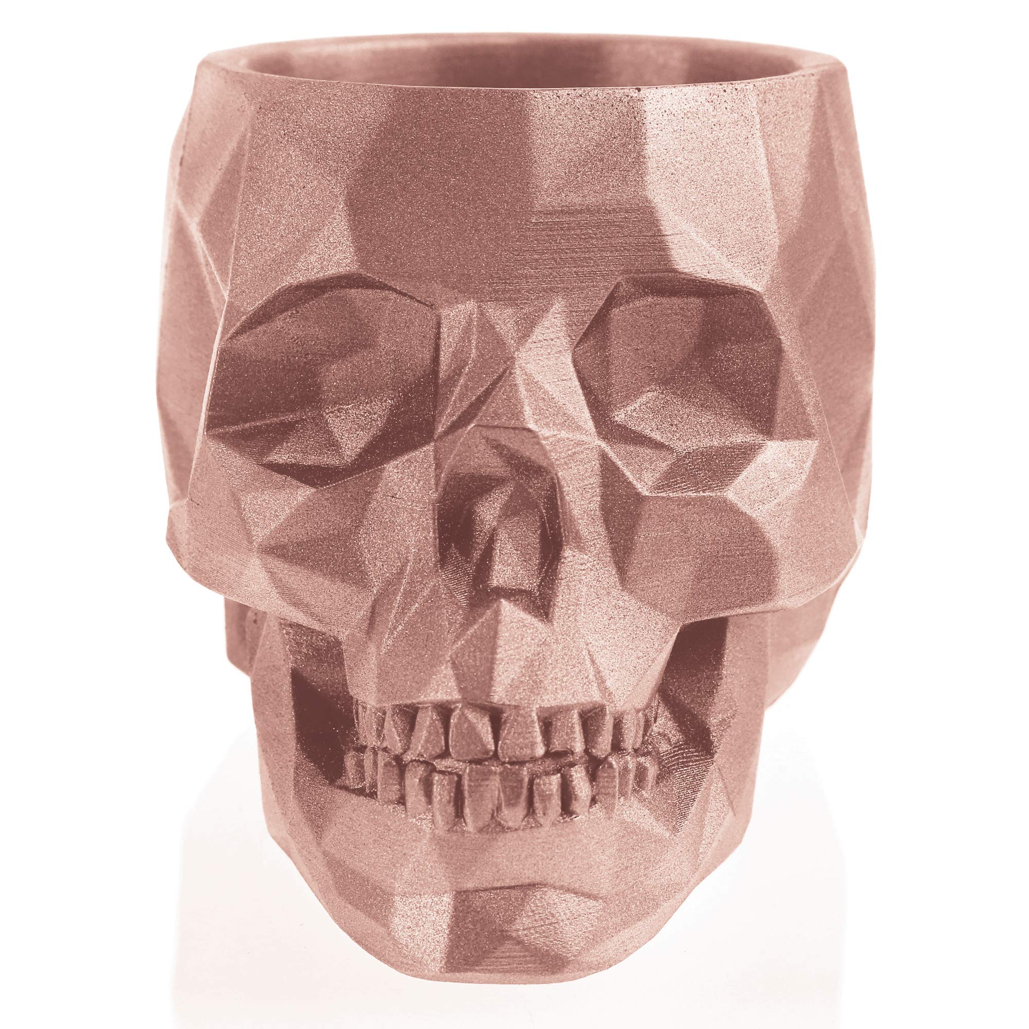 CONCRETTE Doniczka na kwiaty, cementowa, donica na rośliny, donica z betonu, czaszka, Low-Poly, Ø 5 cm, Ø 7,6 cm, Ø 11 cm, Ø 24 cm, 17 kolorów
