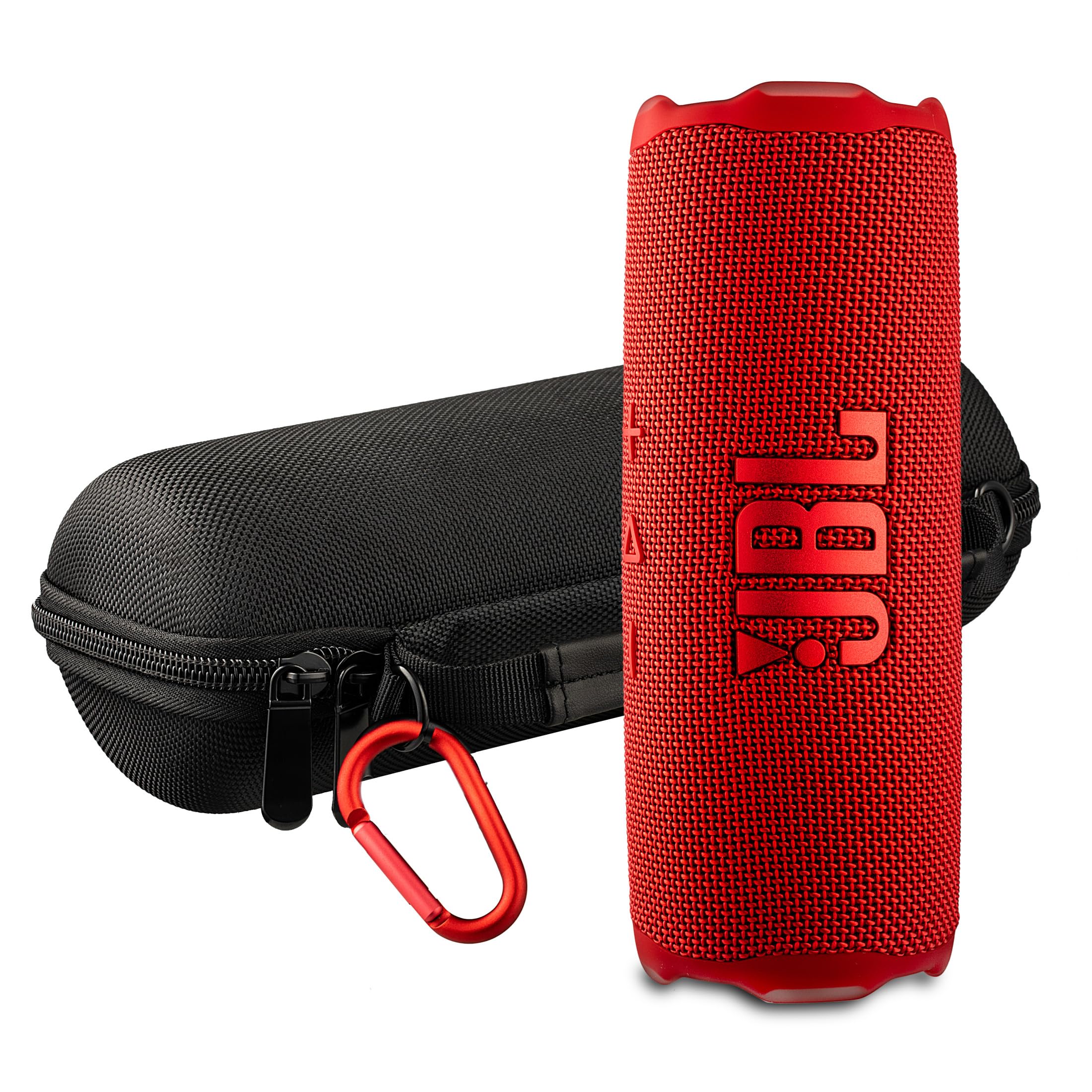 JBL Flip 7 - Altavoz Bluetooth portátil (rojo) | Sonido profesional audaz con refuerzo de sonido IA, tiempo de reproducción de 16 horas, IP68 impermeable y a prueba de polvo, emparejamiento Auracast