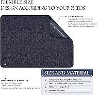 Vista 102 de KING MOUNTAIN - Parche de lona para colocar con la plancha, 3 x 60 pulgadas, parche de reparación de tela 100% de algodón, impermeable; para sofás