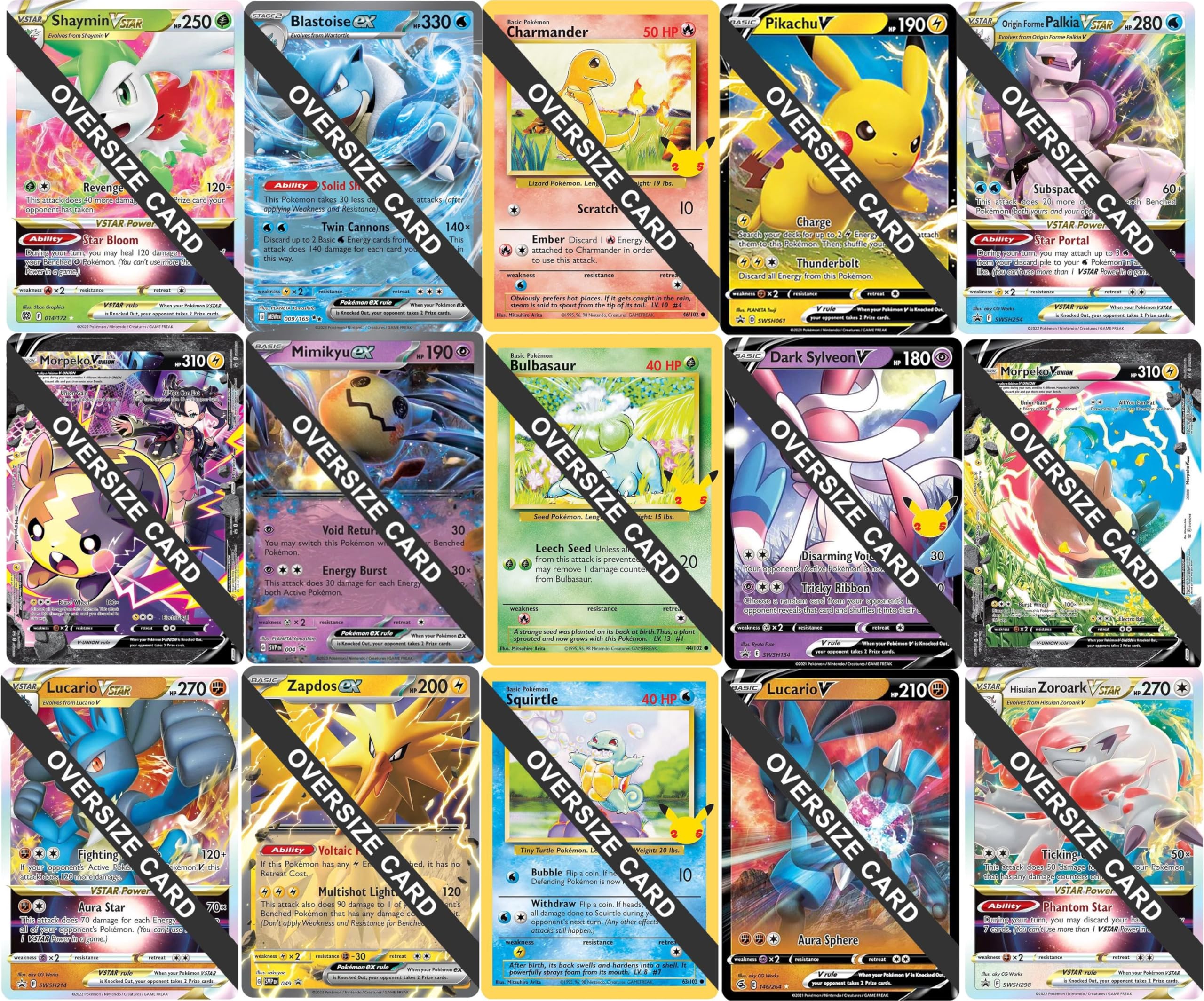 Amazon.com: Pokemon - 5 Jumbo Oversize Cards - Random Assortment