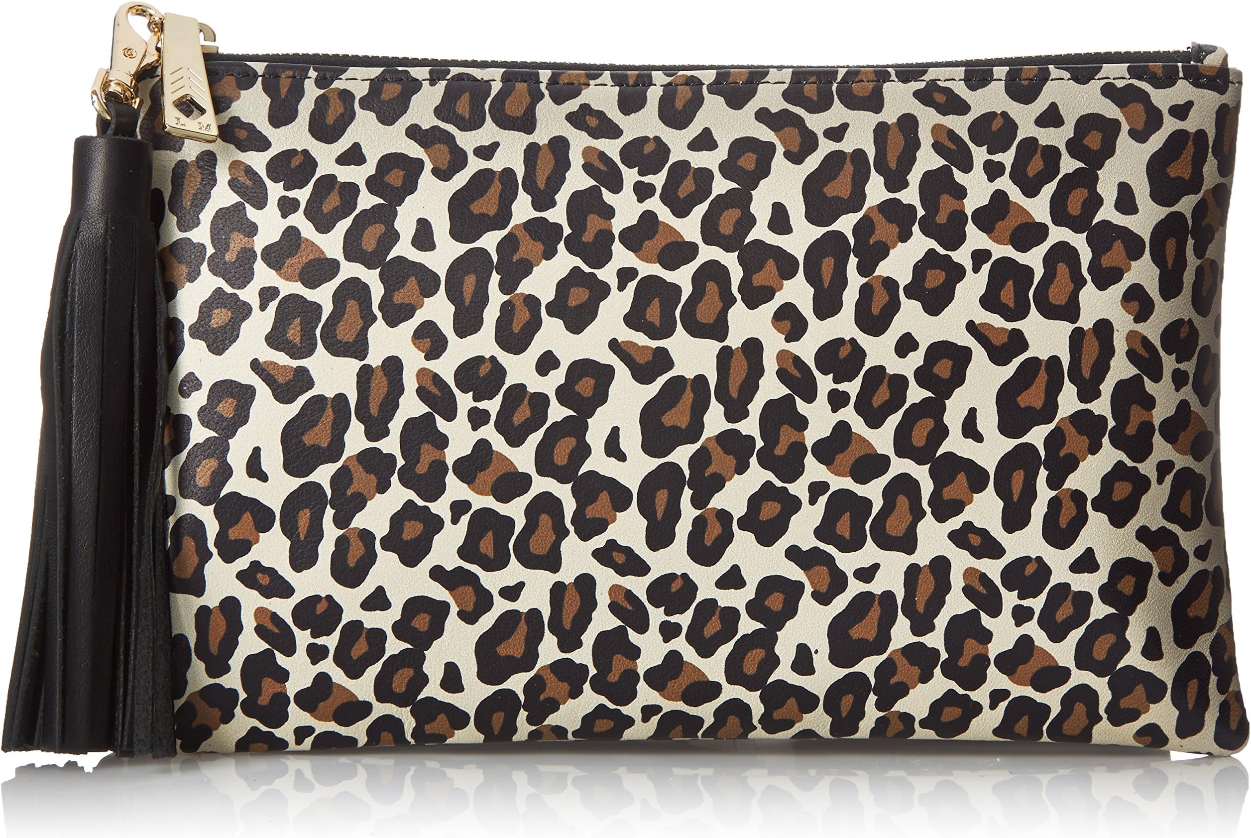 Small Leopard-Print Zippered Pouch