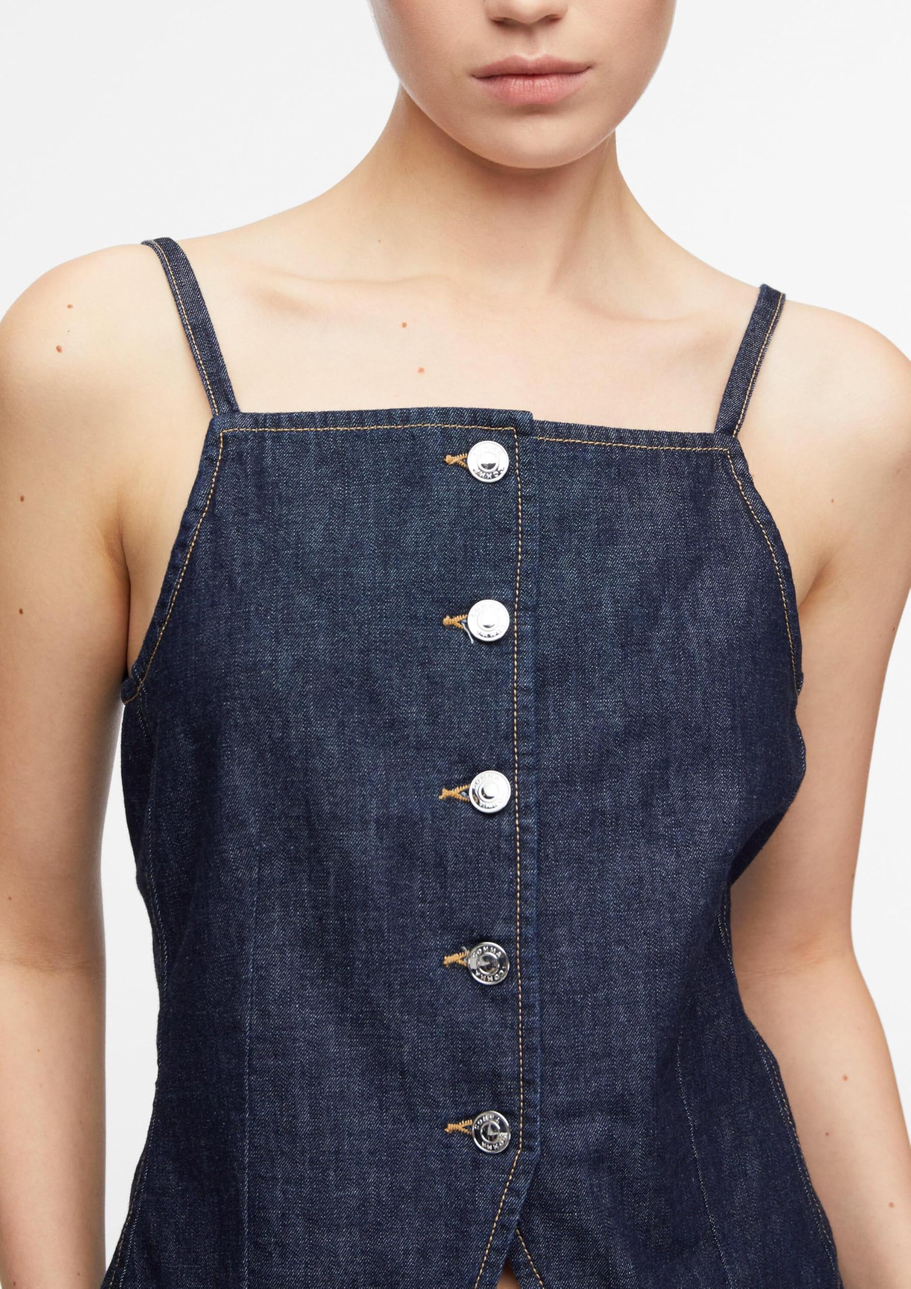 Comma Top aus leichtem Denim