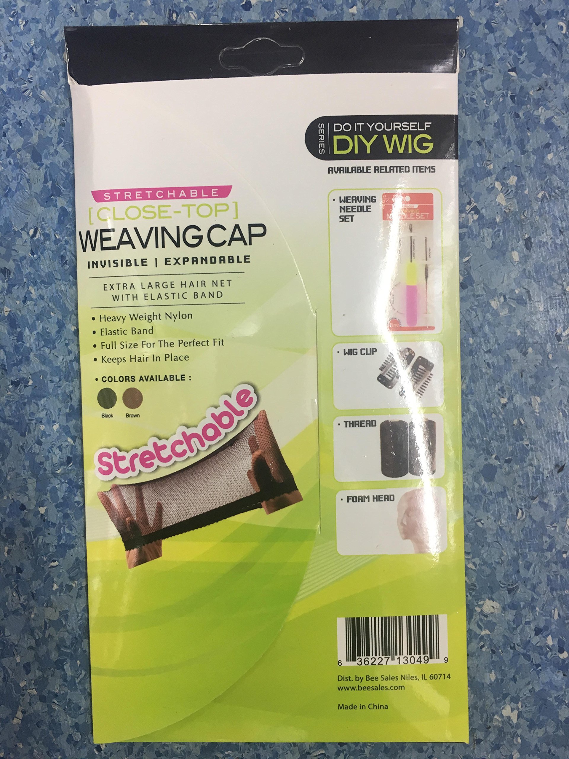 S64 Hair Integration Mesh. Big Hole Lace Ventilation Knotting Lace Wig Caps (1/2 Yard Brown S64)